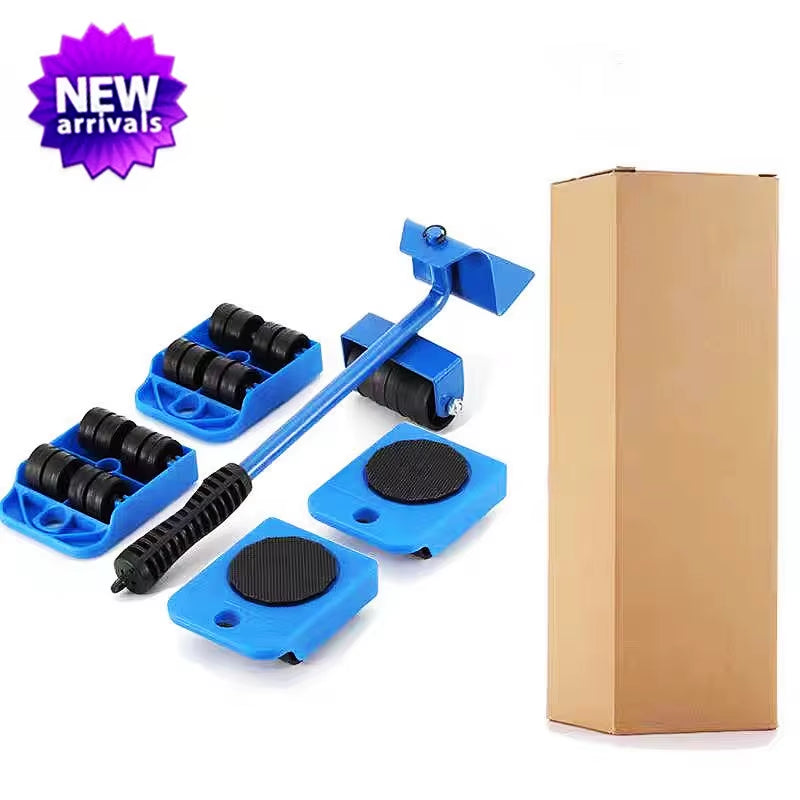 New Heavy Duty Furniture Lifter Mover Roller Wheel Bar Moving Device Lifting Helper Furniture Moving Transport Tool