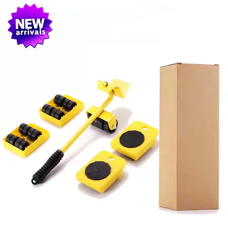 New Heavy Duty Furniture Lifter Mover Roller Wheel Bar Moving Device Lifting Helper Furniture Moving Transport Tool