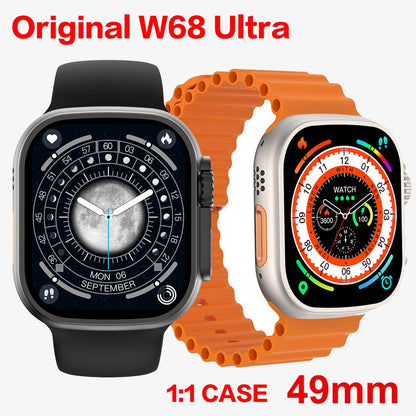 Smartwatch W68 Ultra Series 8 Nfc Tela 2,0 Original Lacrado