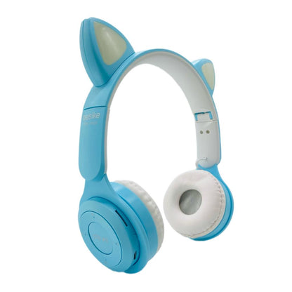 Fone Basike Headphone Bluetooth Com LED Gatinho