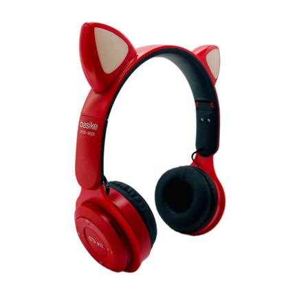 Fone Basike Headphone Bluetooth Com LED Gatinho