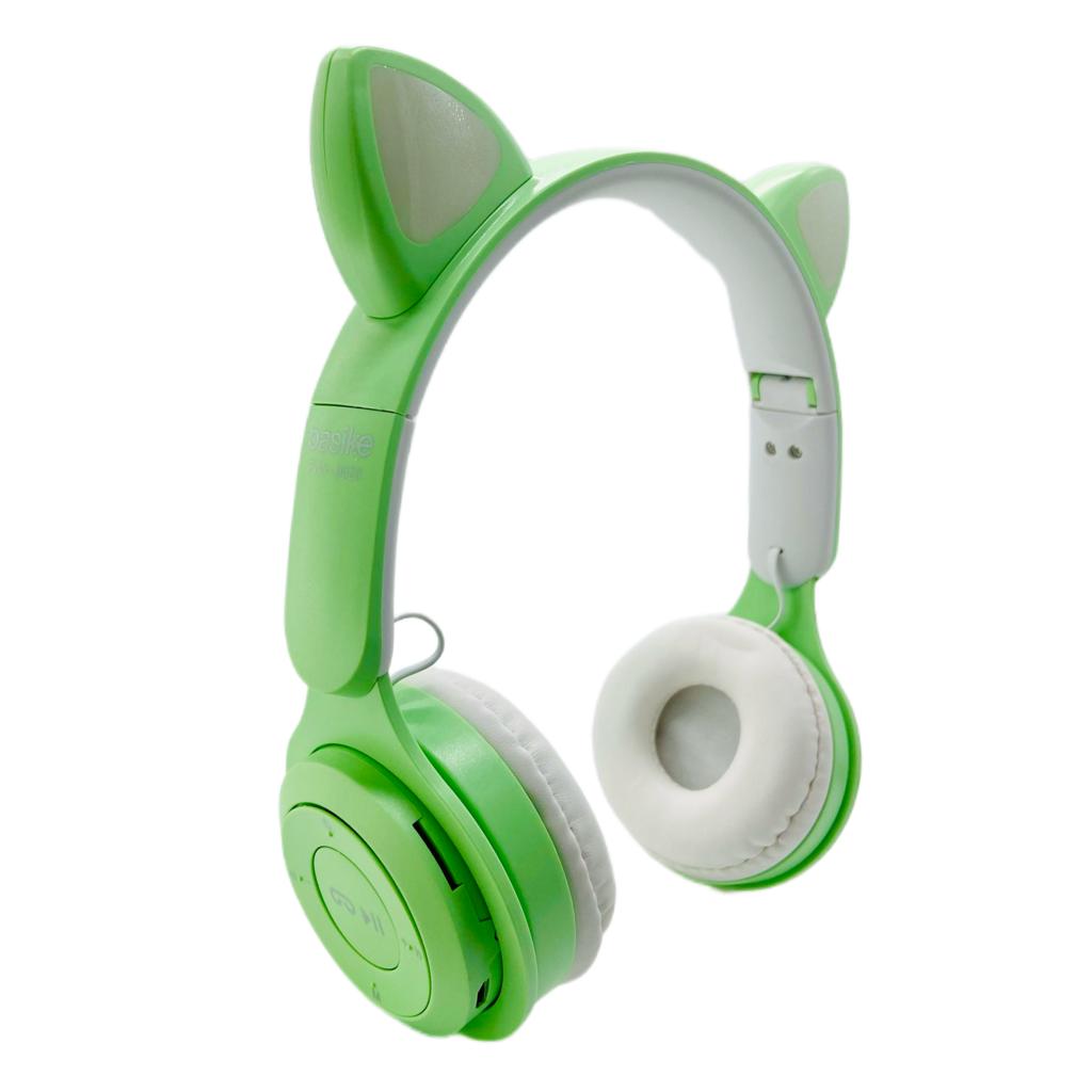 Fone Basike Headphone Bluetooth Com LED Gatinho