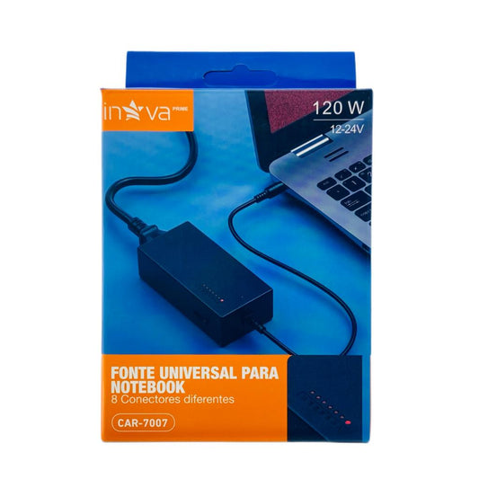 Carregador Universal Inova Notebook 8 Pinos