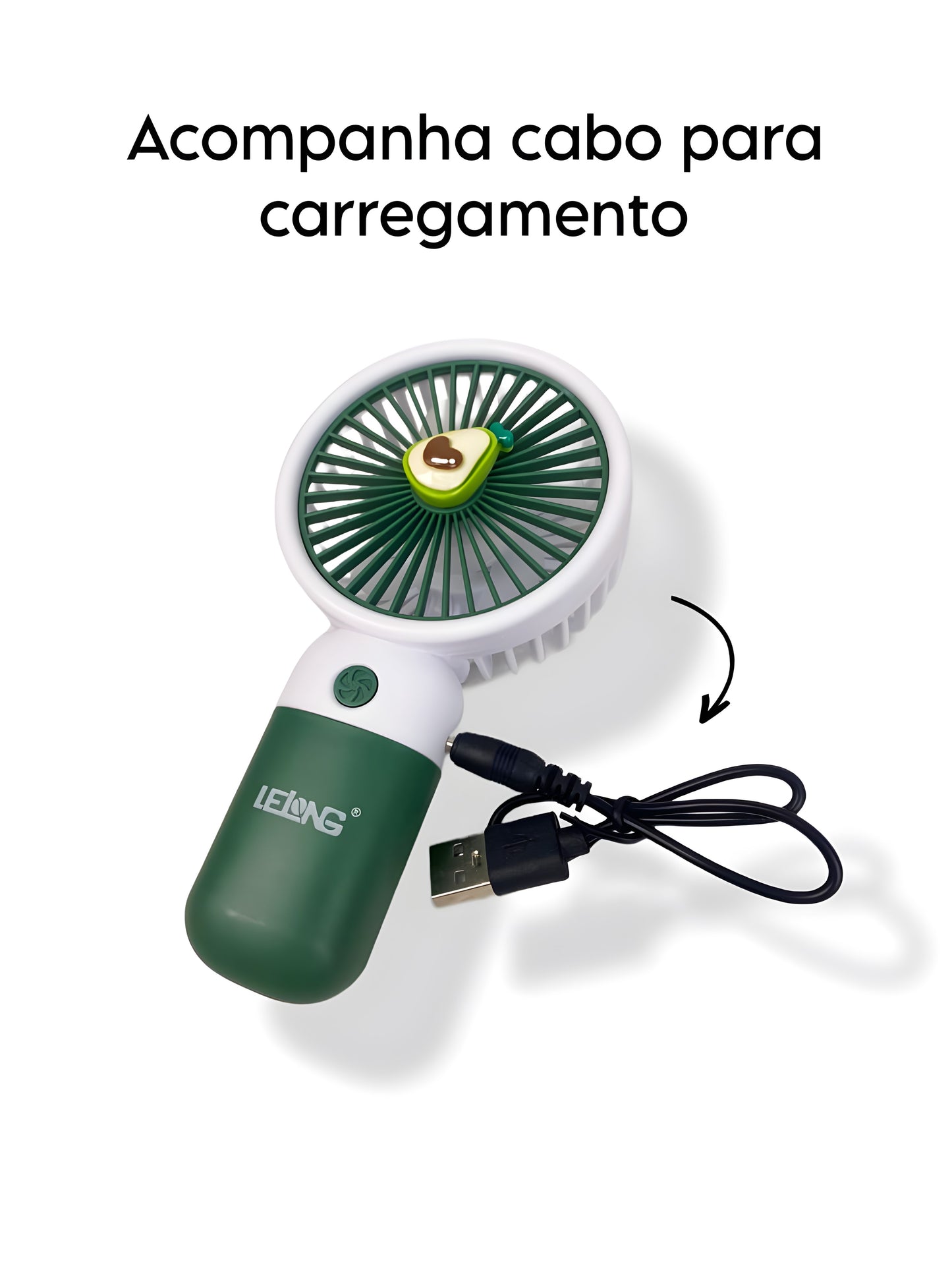 Mini Ventilador Portátil Recarregável