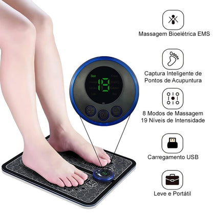 Tapete Massageador Elétrico Para Pés